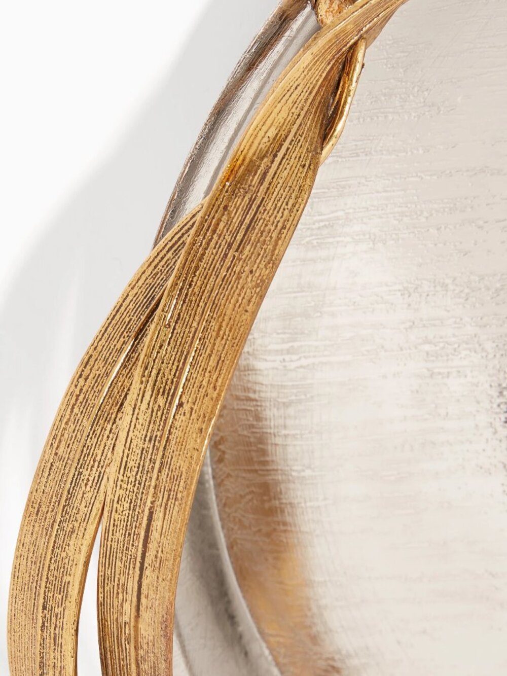 Michael Aram Oval "Palm Serving Trey" (NEW), Stainless Steel (Smart Brushed) - Picture 8 of 11